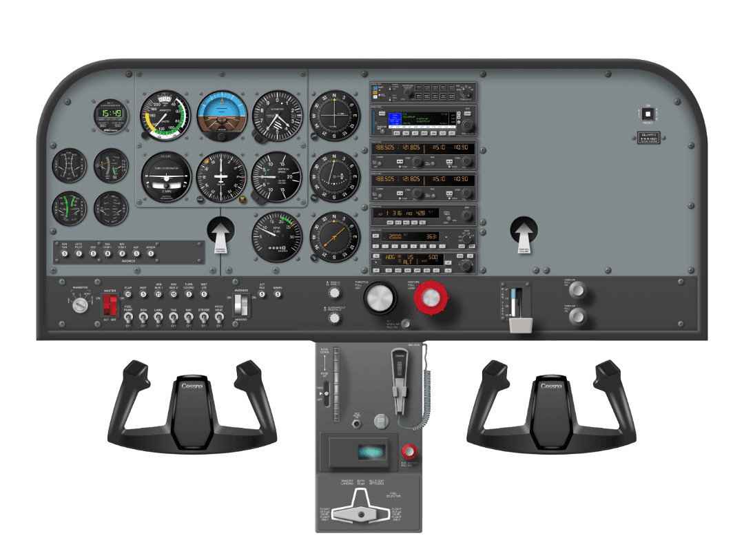 Cessna instrument cluster